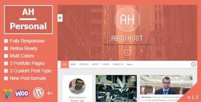 Airashi Clean Personal Theme | WordPress Directory